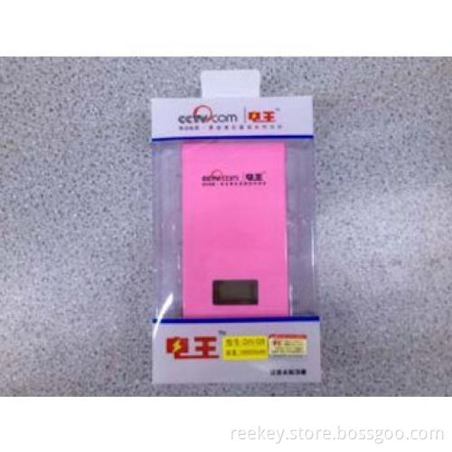 High-capacity 15,000mAh Power Bank with Dual USB, and LCD Show Battery Status and Charging Process
